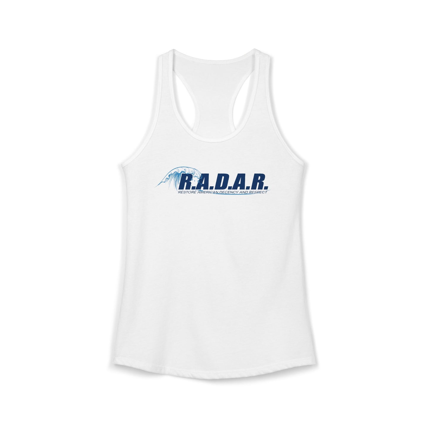 RADAR (Restore American Decency and Respect) Women's Ideal Racerback Tank
