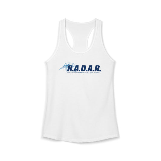 RADAR (Restore American Decency and Respect) Women's Ideal Racerback Tank