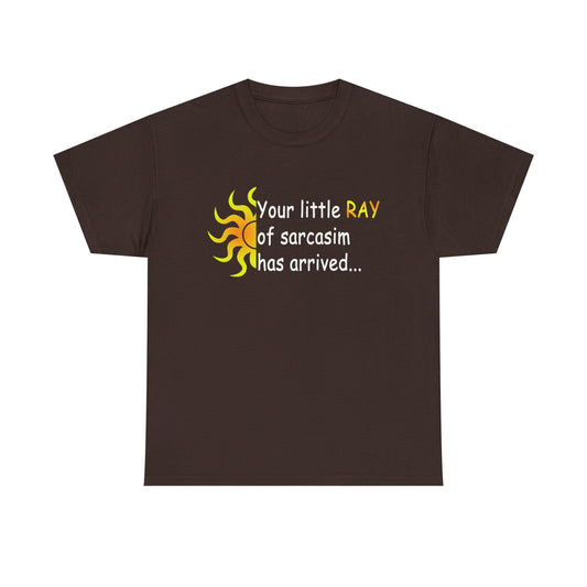 Your Ray of Sarcasm has arrived - Unisex Heavy Cotton Tee