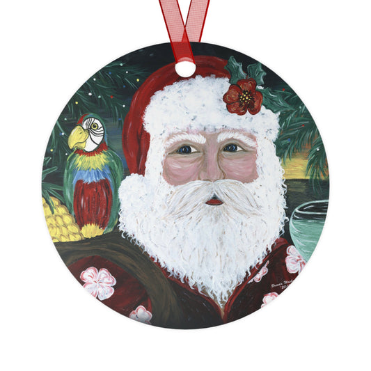 2010 TROPICAL SANTA (Christmas Ornament)