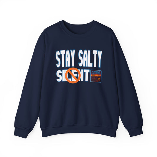 Stay Salty Not Silent Mamaw's Porch N' Politics Sweatshirt