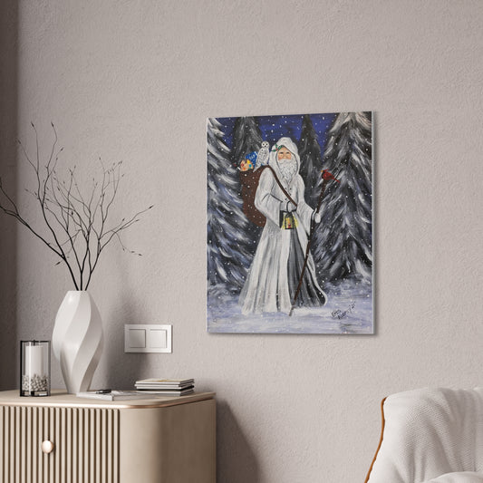 2021 Cardinal Santa Art Canvas Print
