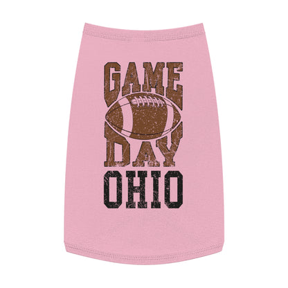 Game Day Pet Tank Top, Dog Apparel, Football Themed Shirt