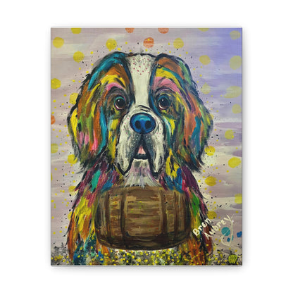 Pop Art Pup Canvas Art,