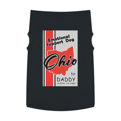 Emotional Support Dog for Daddy during the game.  Pet Tank Top