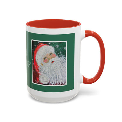 2021 SNOWFLAKE SANTA (Ceramic Mug)