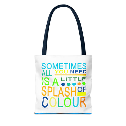 Splash of Color Parrot Tote Bag Collection