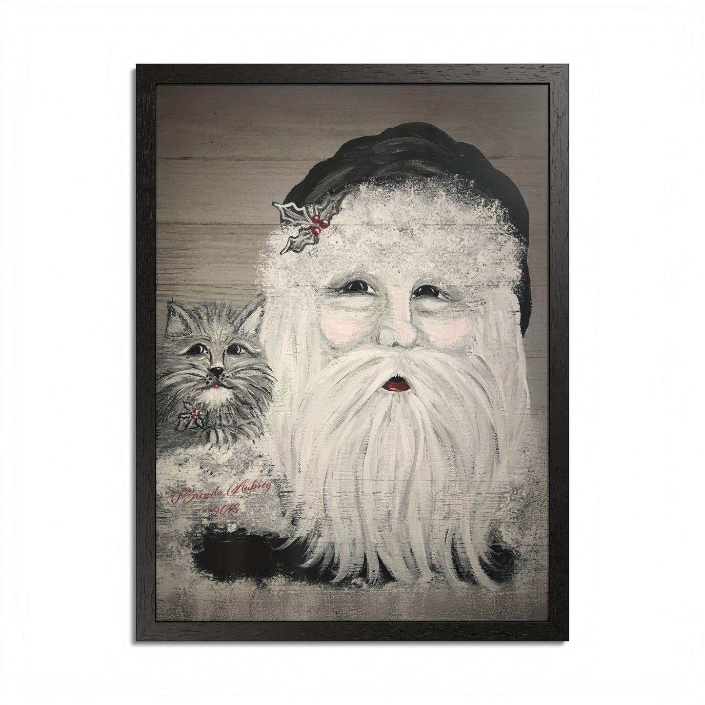 2018 SANTA AND HIS LITTLE FRIEND (Ceramic Mug)