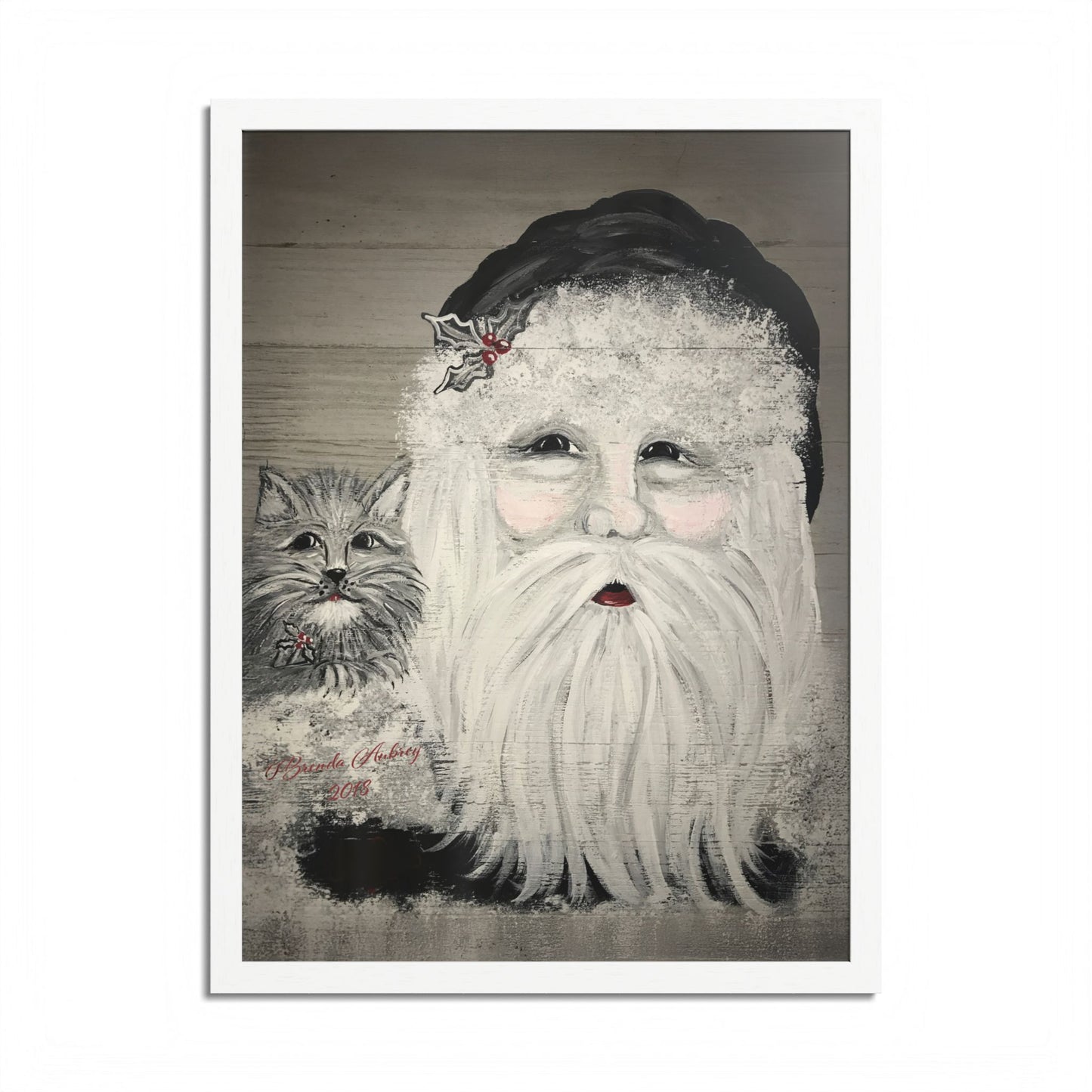 2018 SANTA AND HIS LITTLE FRIEND (Ceramic Mug)