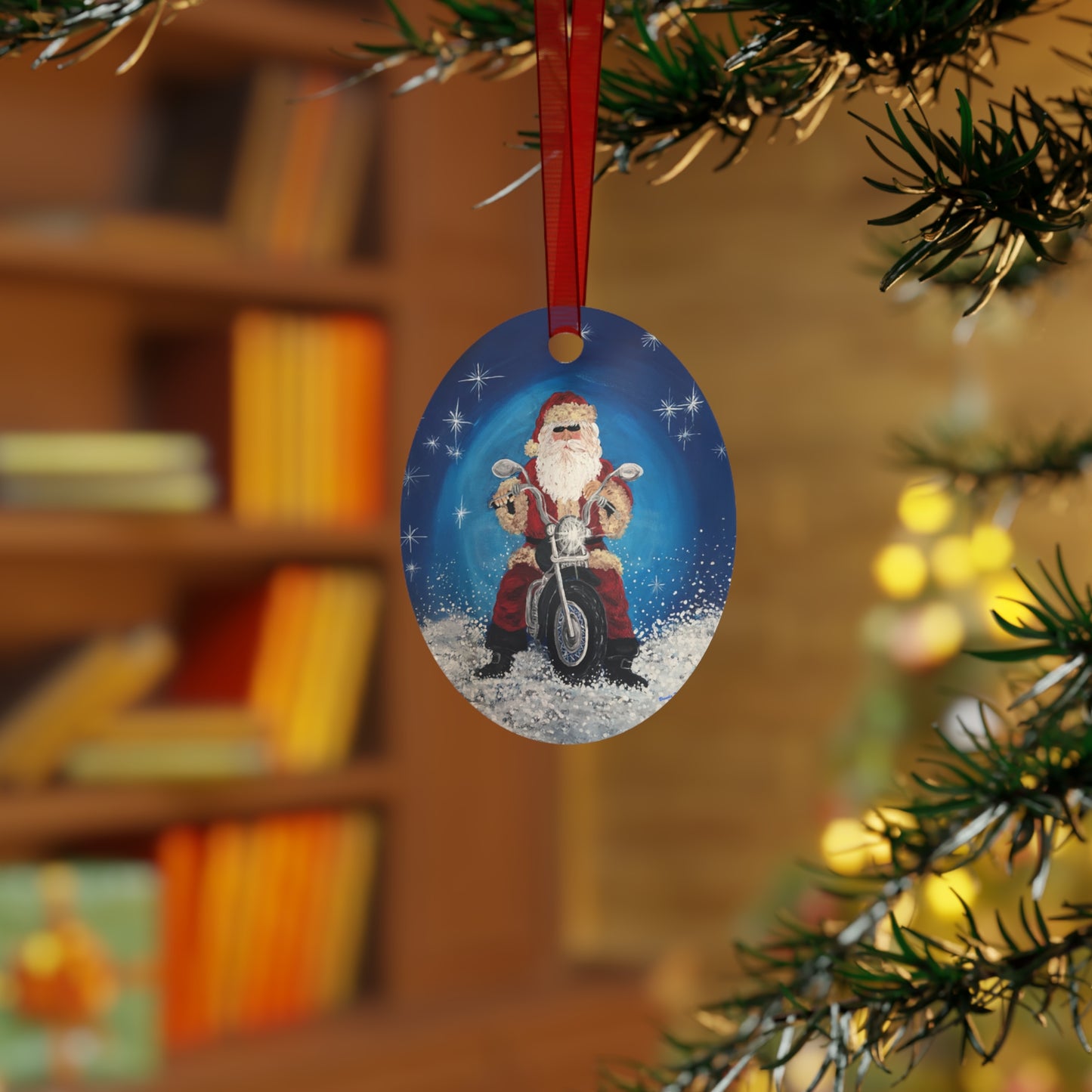 2014 BEACHY SANTA (Christmas Ornament)