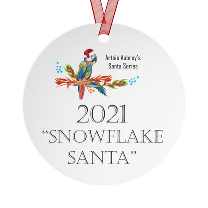 2021 SNOWFLAKE SANTA (Christmas Ornament)