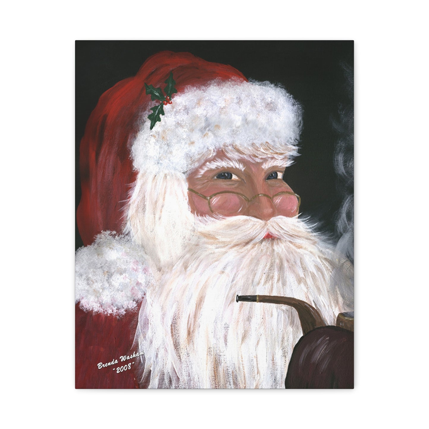 2008 SMOKIN' SANTA (Canvas Prints)