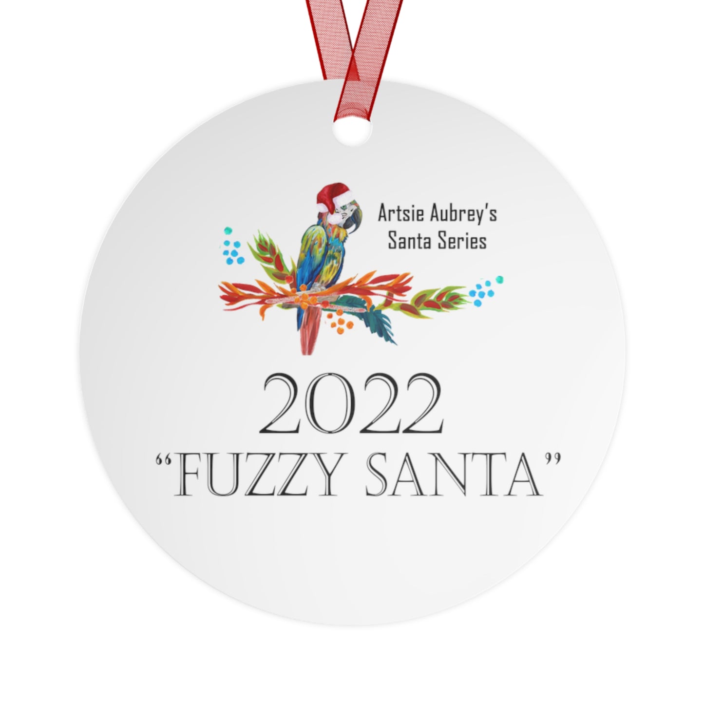 2022 FUZZY SANTA (Christmas Ornament)