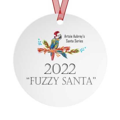 2022 FUZZY SANTA (Christmas Ornament)