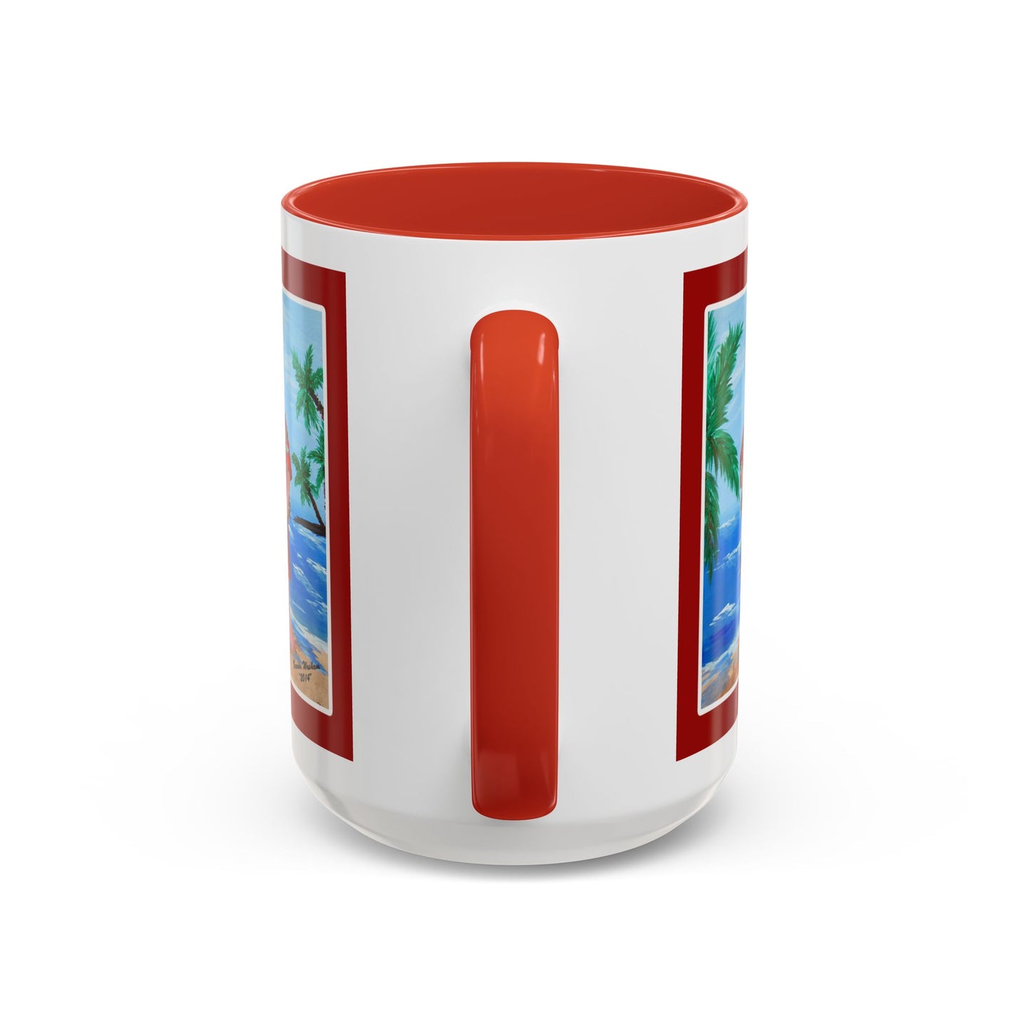 2014 BEACHY SANTA (Ceramic Mug)
