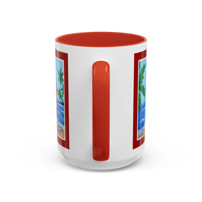 2014 BEACHY SANTA (Ceramic Mug)