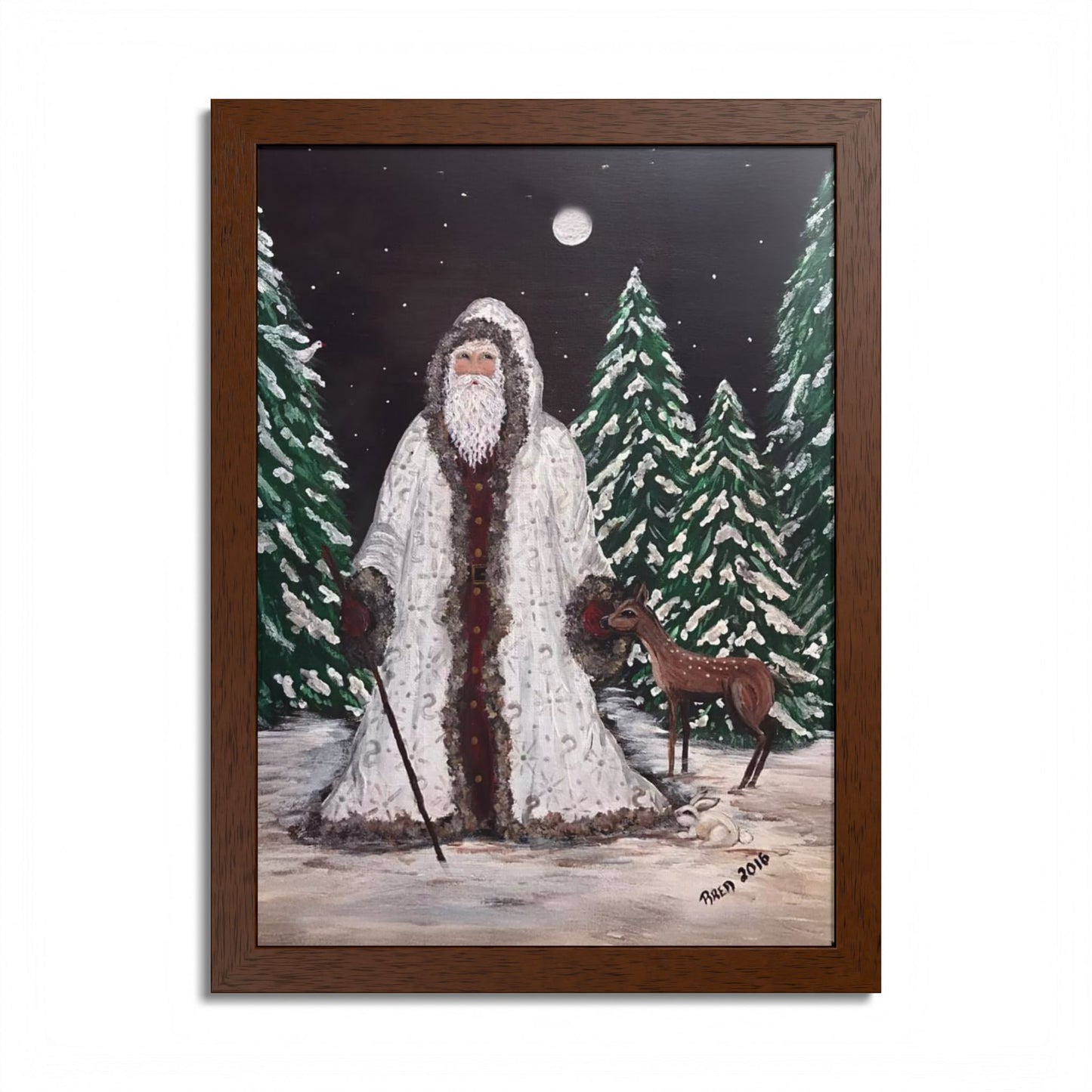 2016 SANTA WITH FAWN