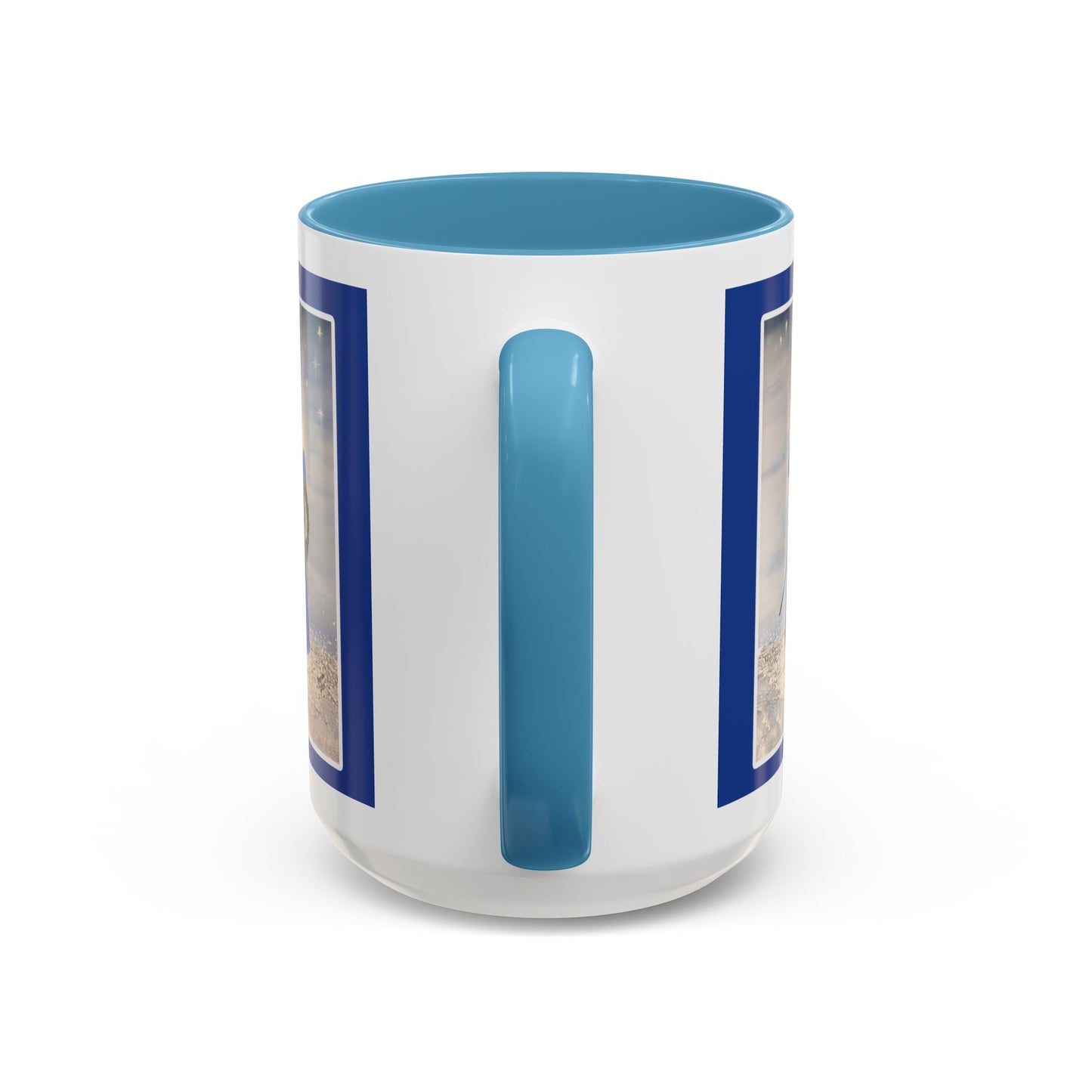 2015 BLUE SANTA (Ceramic Mug)