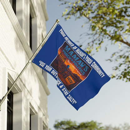 Mamaw's Porch & Politics Double-Sided Flag | Home Decor for Porch, Yard Sign, Voting Enthusiast Gift, Outdoor Flag, Political Statement