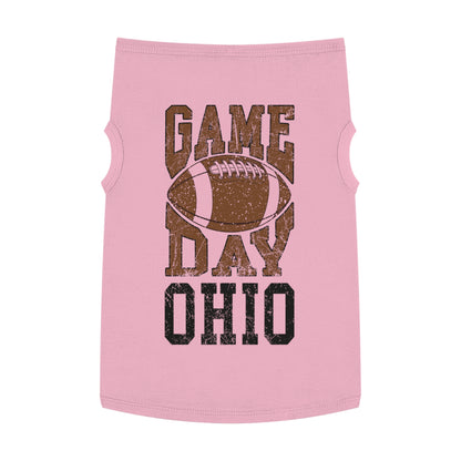 Game Day Pet Tank Top, Dog Apparel, Football Themed Shirt