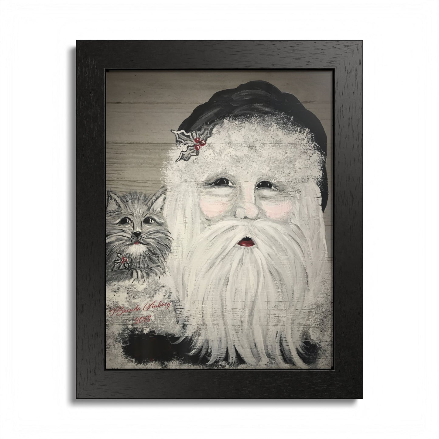 2018 SANTA AND HIS LITTLE FRIEND (Ceramic Mug)