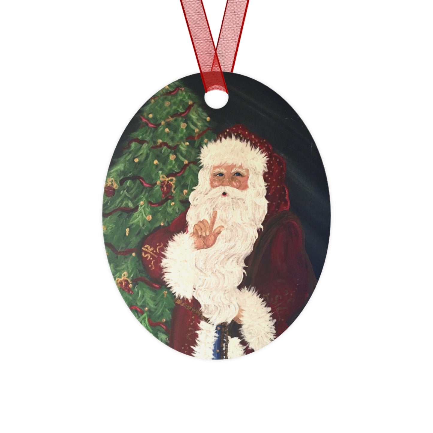 2013 SHSSSSSSS SANTA (Christmas Ornament)