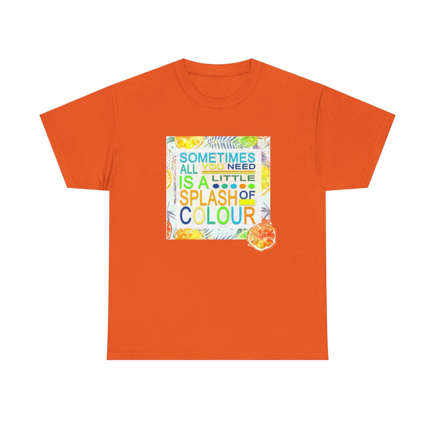 Colorful Splash Unisex Tee