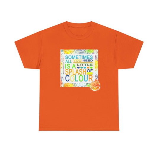 Colorful Splash Unisex Tee