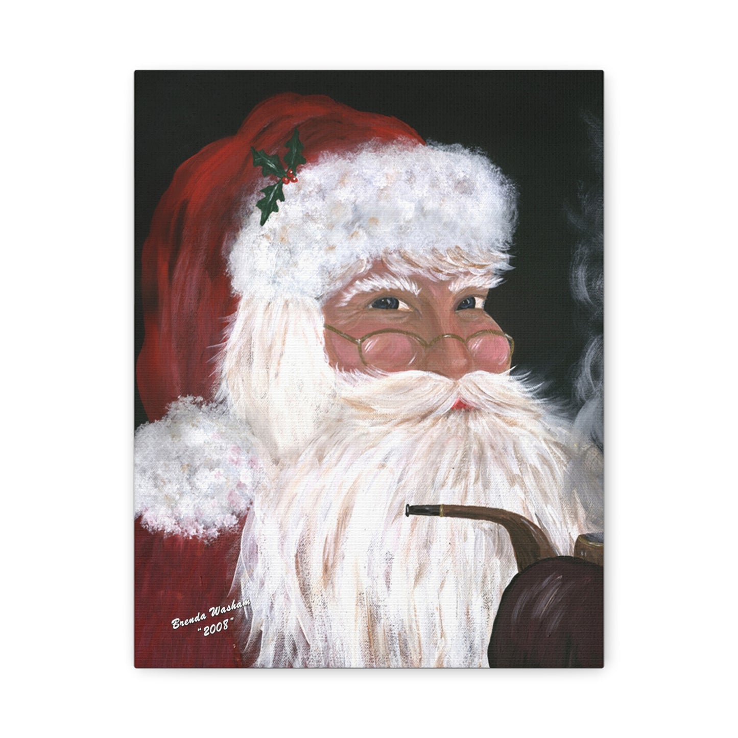 2008 SMOKIN' SANTA (Canvas Prints)
