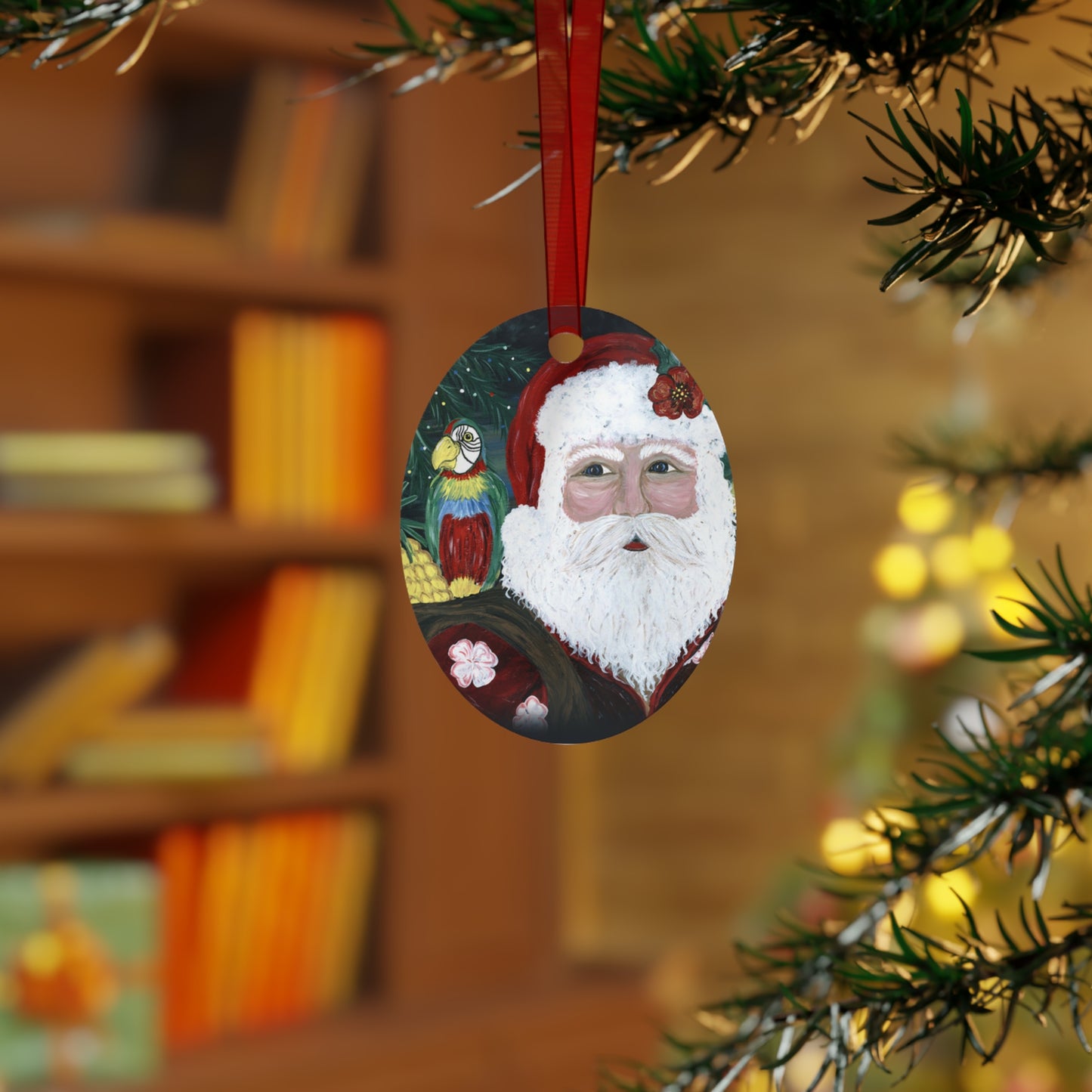 2010 TROPICAL SANTA (Christmas Ornament)