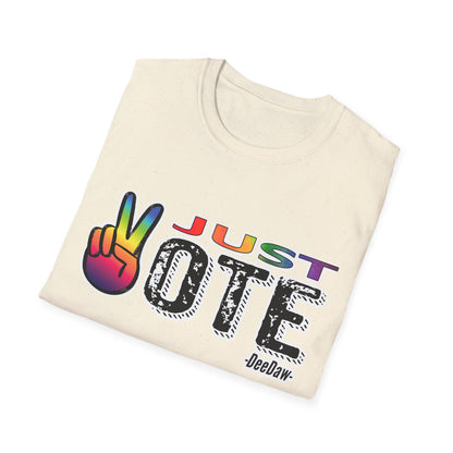 Just Vote unisex fitting t-shirt