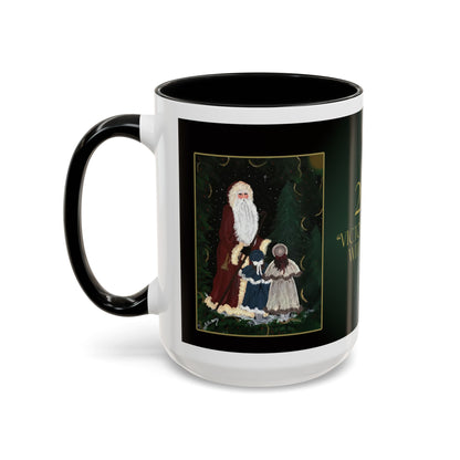 2010 VICTORIAN SANTA WITH SISTERS (Ceramic Mug)