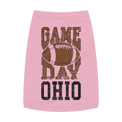 Game Day Pet Tank Top, Dog Apparel, Football Themed Shirt