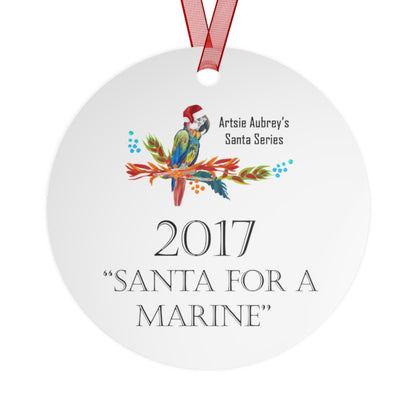 2017 SANTA FOR A MARINE (Christmas Ornament)