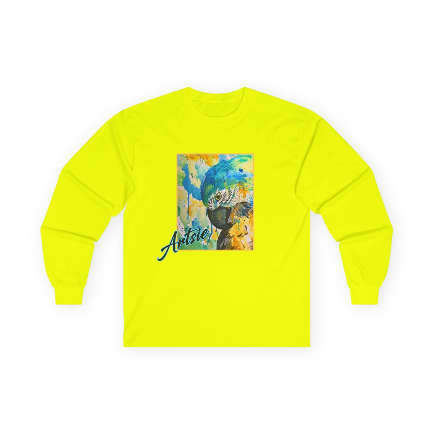 Splash of Color Parrot Unisex Long Sleeve Tee