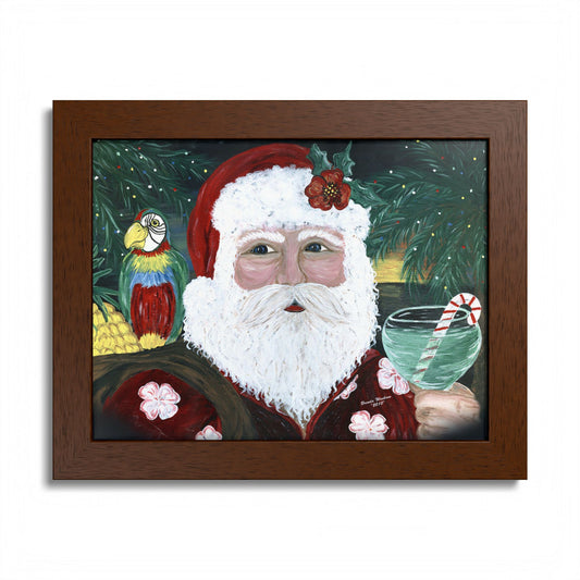 2010 TROPICAL SANTA (Framed Print)