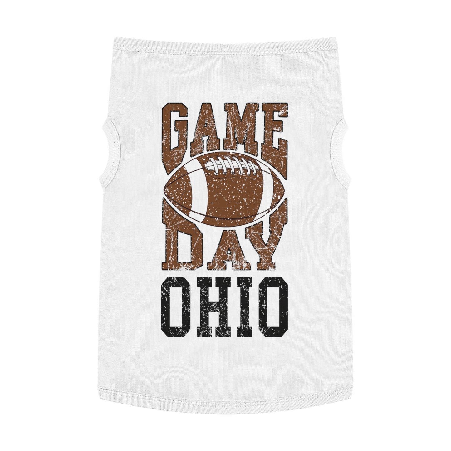 Game Day Pet Tank Top, Dog Apparel, Football Themed Shirt
