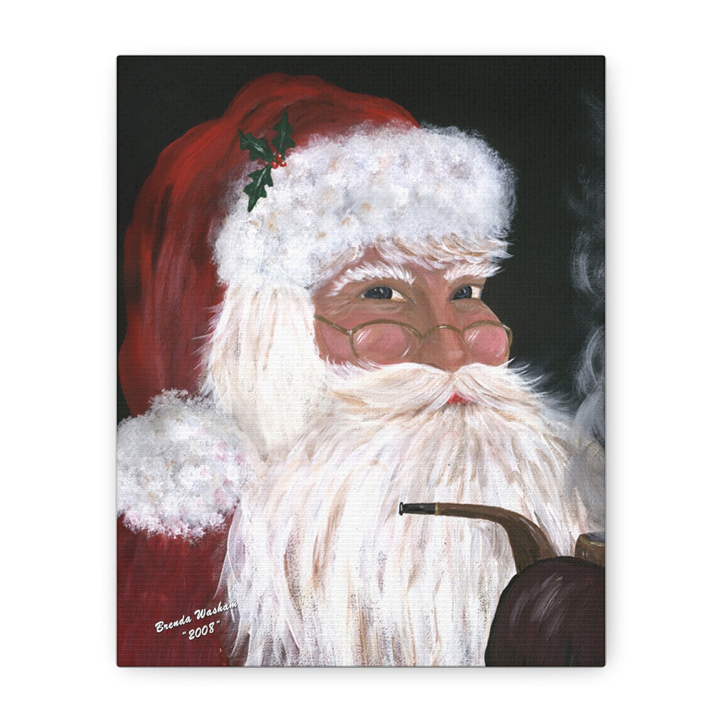 2008 SMOKIN' SANTA (Canvas Prints)