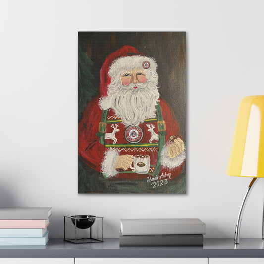 2023 Ohio State Santa Vintage Santa Painting