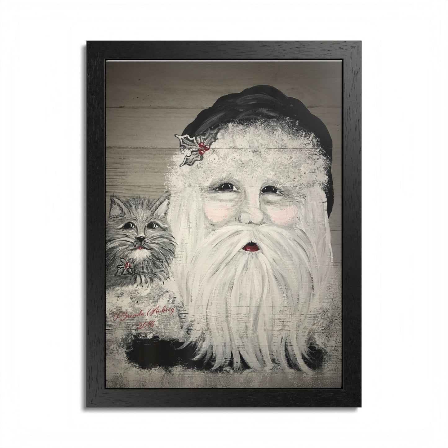 2018 SANTA AND HIS LITTLE FRIEND (Ceramic Mug)