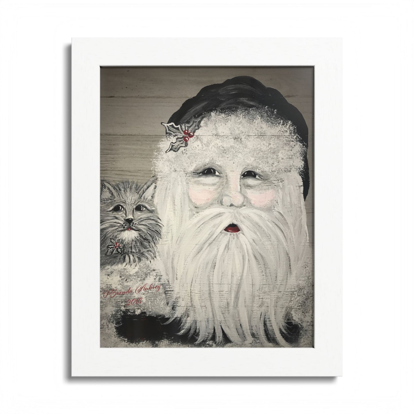 2018 SANTA AND HIS LITTLE FRIEND (Ceramic Mug)