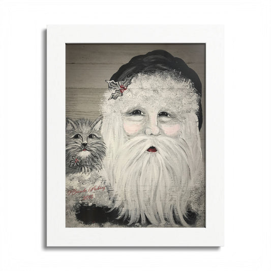 2018 SANTA AND HIS LITTLE FRIEND (Ceramic Mug)