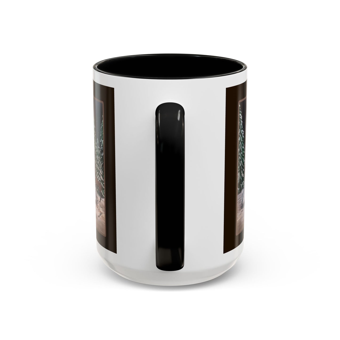 2016 SANTA WITH FAWN (Ceramic Mug)