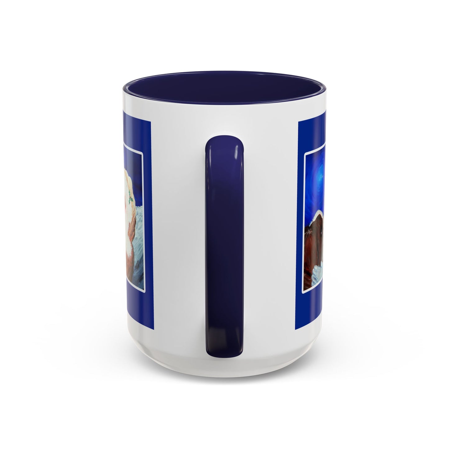 2013 KEEPING AN EYE ON SLEEPING SANTA (Ceramic Mug)