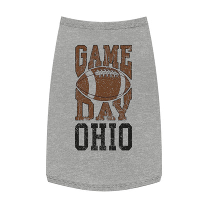 Game Day Pet Tank Top, Dog Apparel, Football Themed Shirt