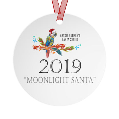 2019 MOONLIGHT SANTA (Christmas Ornament)