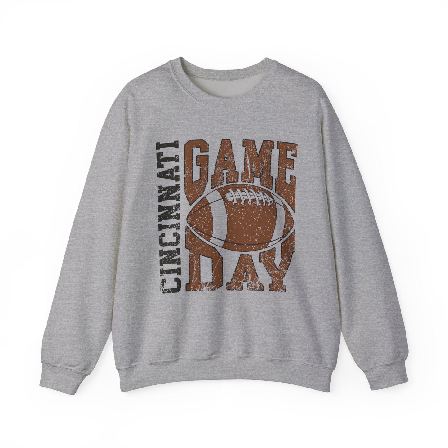 Cincinnati Game Day Sweatshirt, Unisex Crewneck