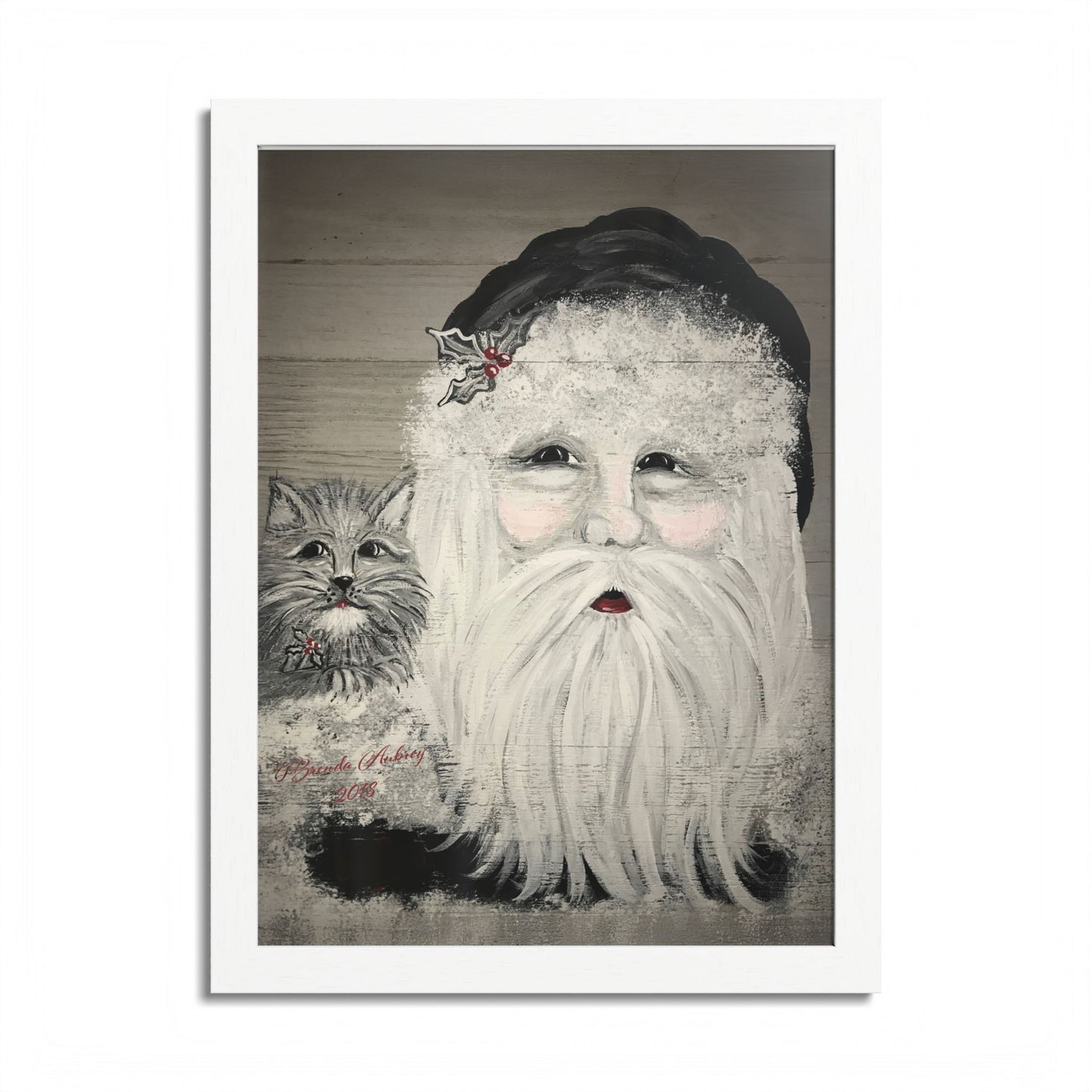 2018 SANTA AND HIS LITTLE FRIEND (Ceramic Mug)