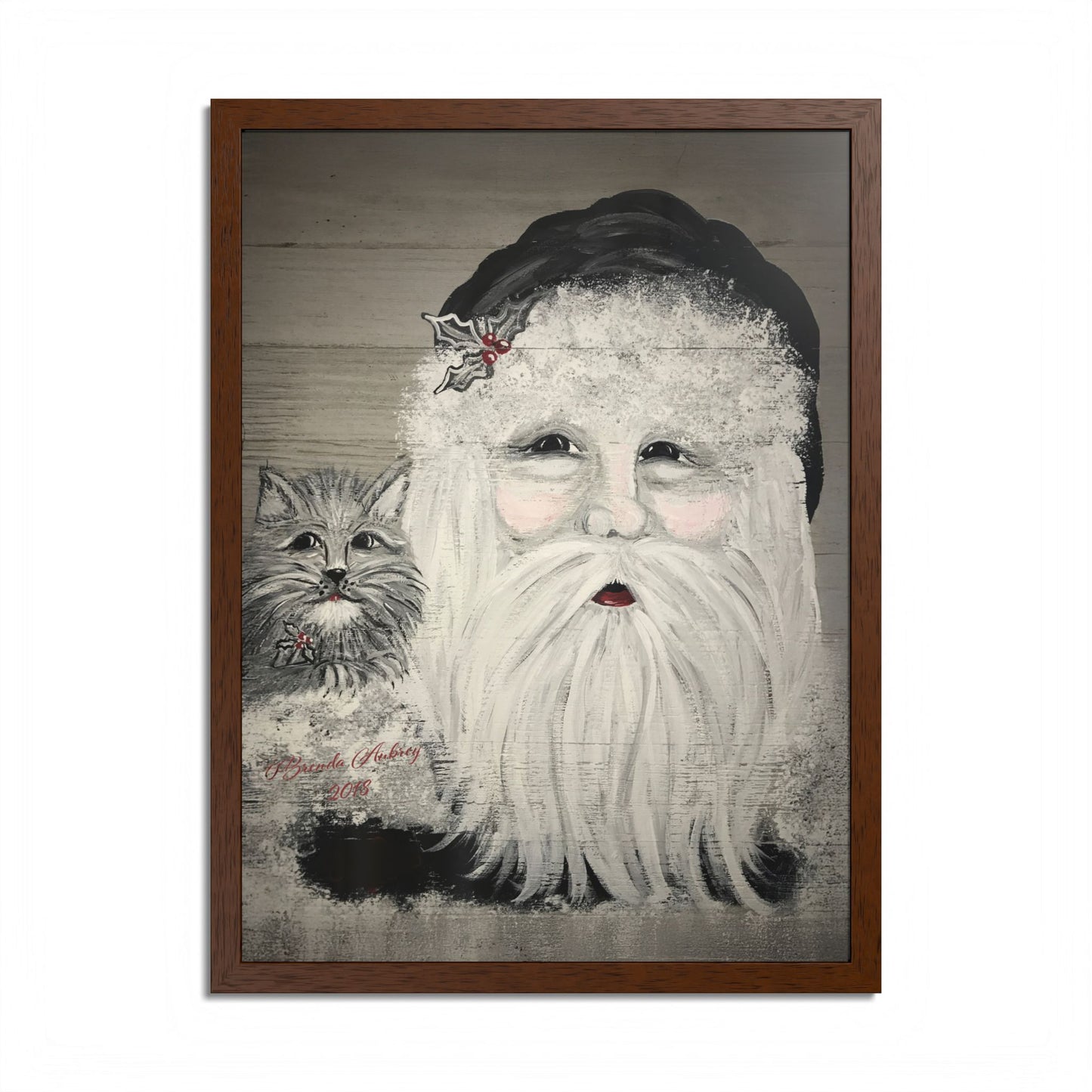 2018 SANTA AND HIS LITTLE FRIEND (Ceramic Mug)