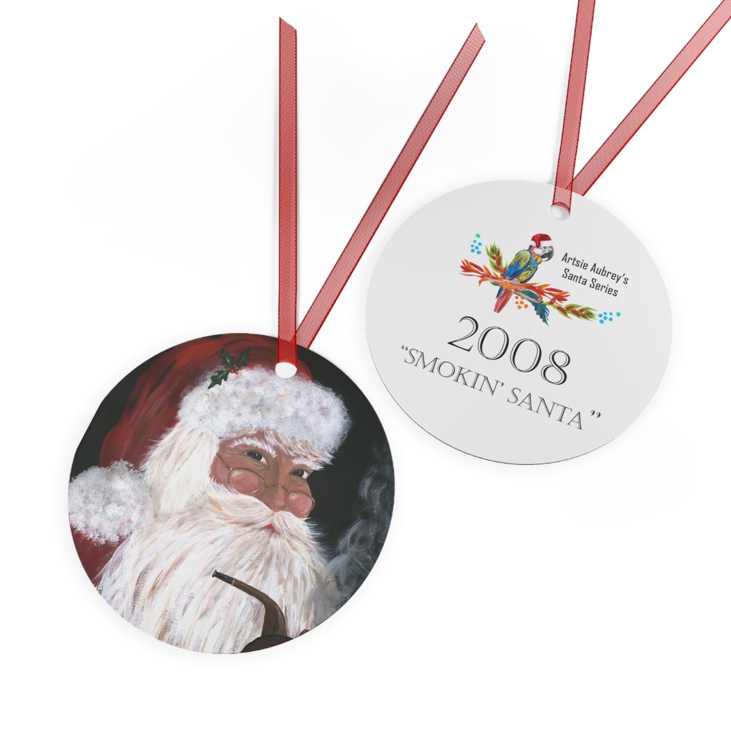 2008 SMOKIN' SANTA (Christmas Ornament)